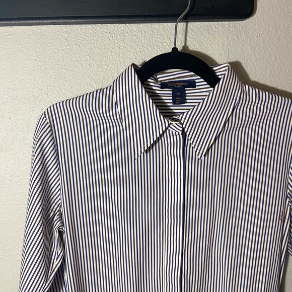 Striped Medium Length Louis Vuitton Dress - Picture 9 of 10